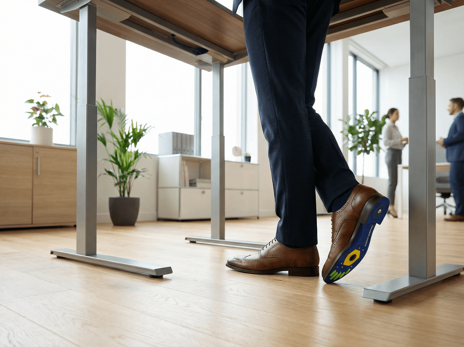 Semelles Biarritz dans des chaussures de ville pour le confort professionnel