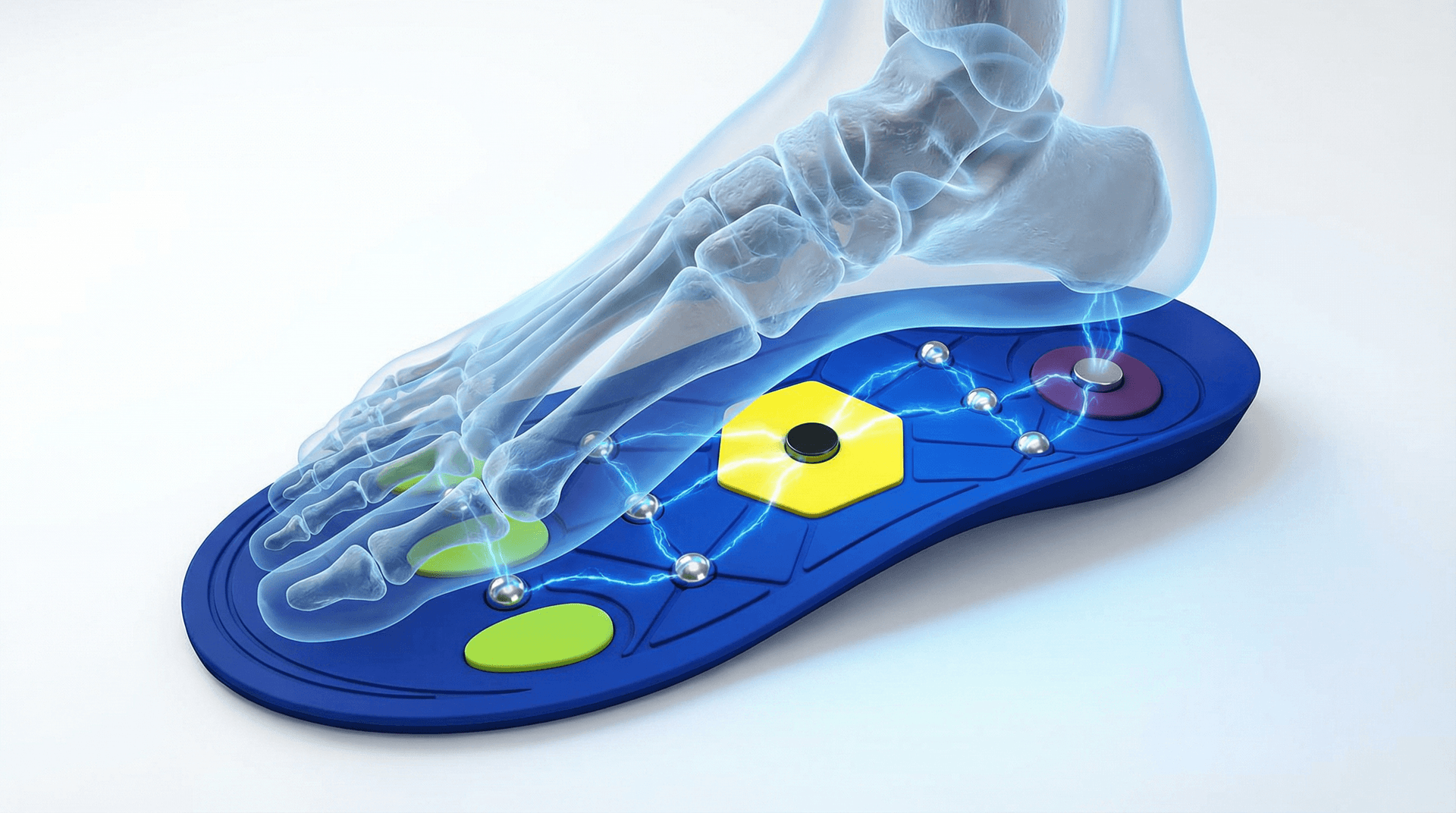 Visualisation médicale de la technologie d'acupression magnétique Biarritz avec 450+ points
